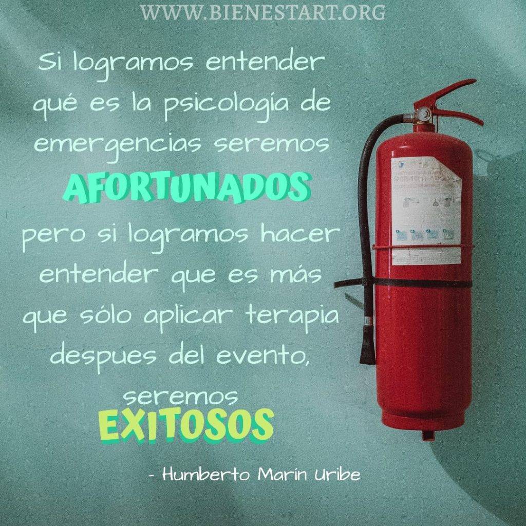 Del diván al incendio - Psicología de Emergencias y Desastres Bienestart Psicología de Emergencias y Desastres - BienestArt